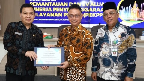 Pelayanan Publik Kota Pontianak Raih Predikat Sangat Baik dari KemenPANRB dan Ombudsman RI