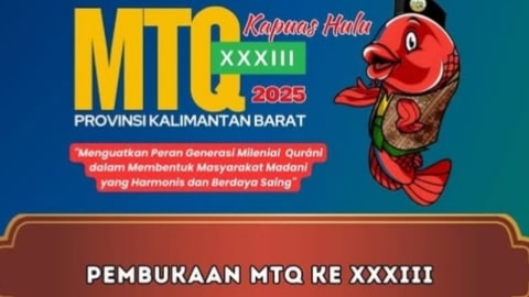 Live Streaming Pembukaan MTQ XXXIII Kalbar di Kapuas Hulu