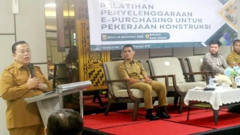 Wabup Sukiryanto Buka Pelatihan E-Purchasing PUPR Kubu Raya