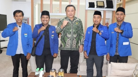Kakanwil Kemenag Kalbar Terima Audiensi PMII, Bahas Sinergi dan Peran Mahasiswa