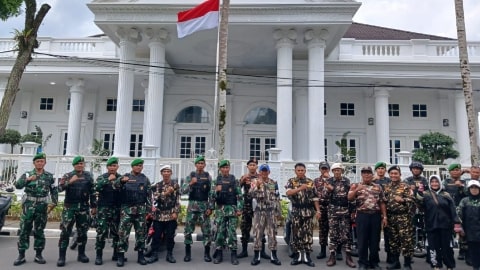 Perkuat Sinergi, Kodim 0304/Agam dan Banser Gelar Apel serta Patroli Bersama