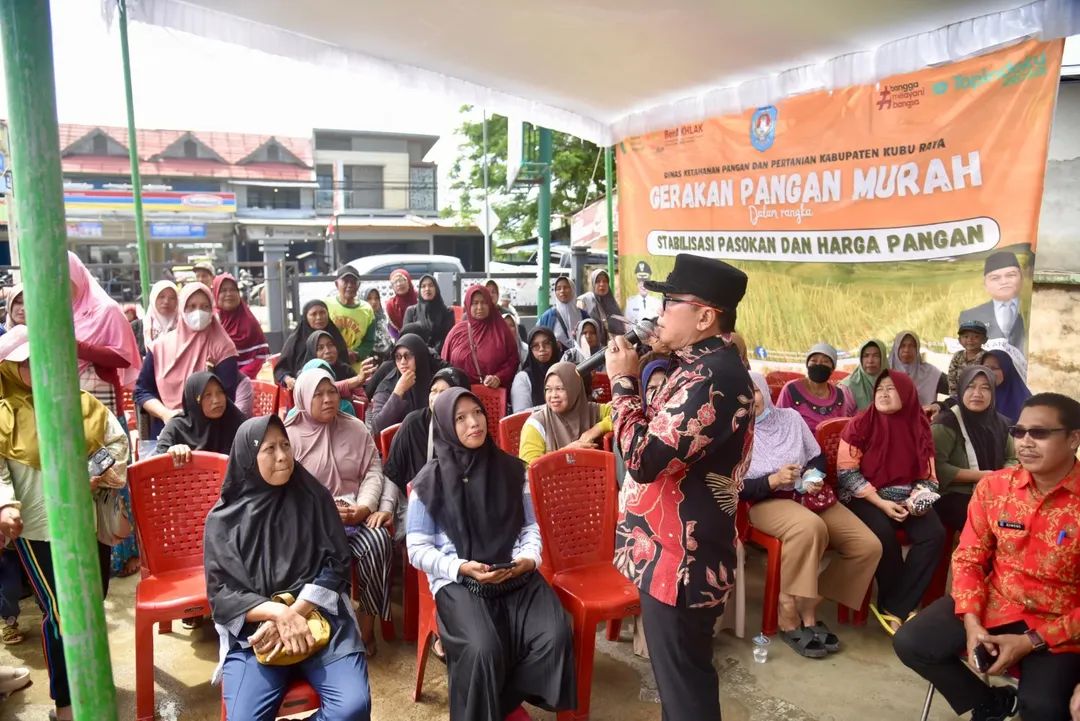 Pemkab Kubu Raya Gelar Gerakan Pangan Murah di 9 Kecamatan