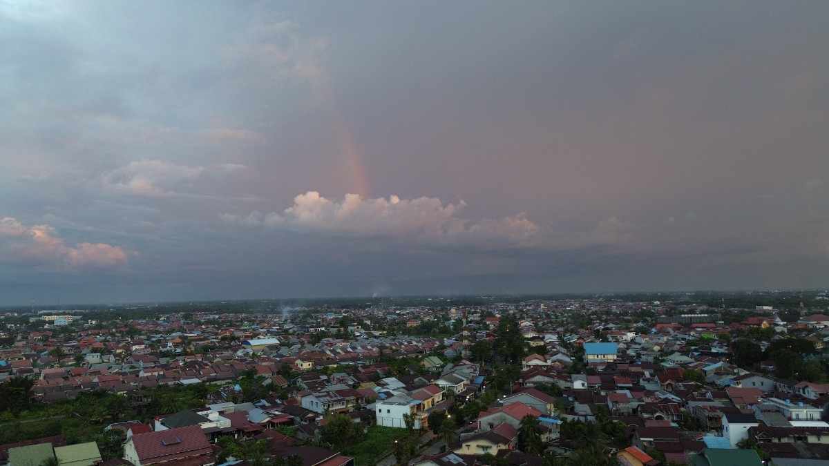 Cuaca Kota Pontianak,- FOTO KALBAR SATU /Iswandi.