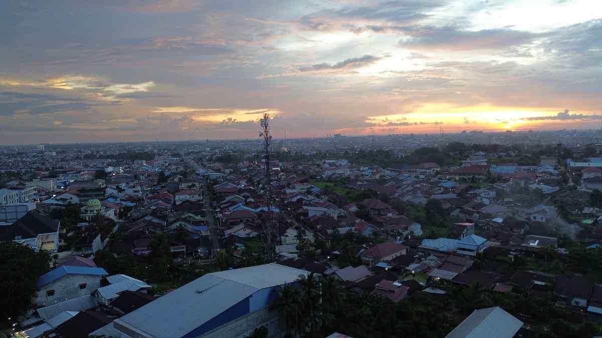 Cuaca Kota Pontianak,- FOTO KALBAR SATU /Iswandi.