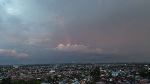 Cuaca Kota Pontianak,- FOTO KALBAR SATU /Iswandi.