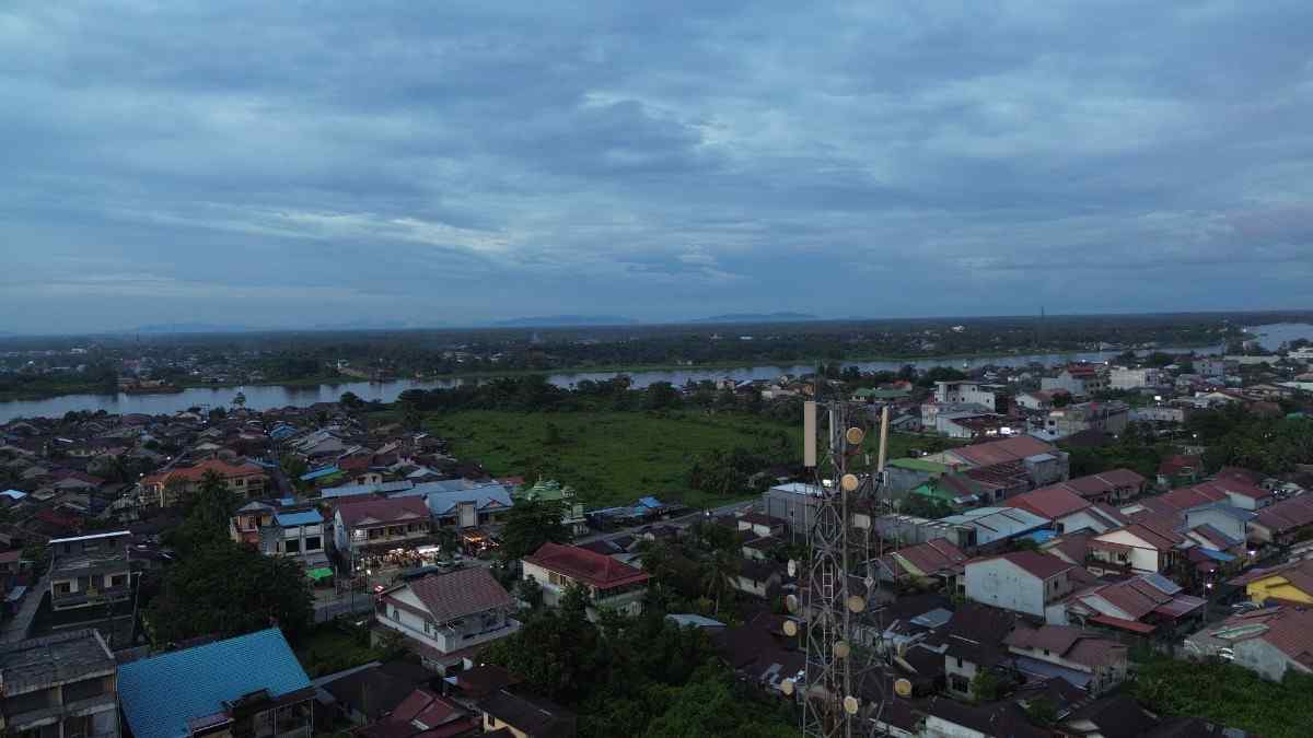 Cuaca Kota Pontianak,- FOTO KALBAR SATU /Iswandi.