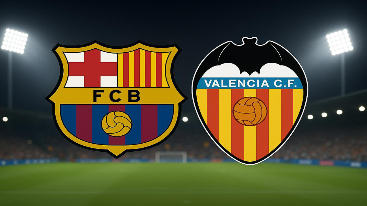 Barcelona vs Valencia , Sumber Foto : Istimewa