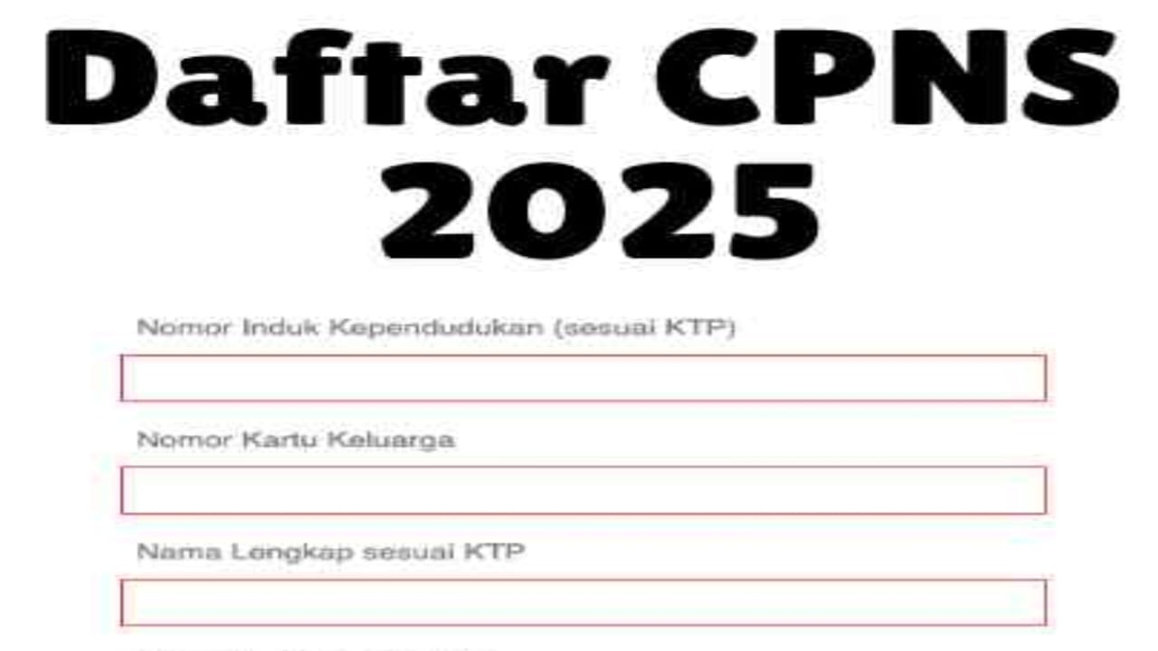 Ilustrasi Pendaftaran CPNS 2025, Sumber Foto : Istimewa