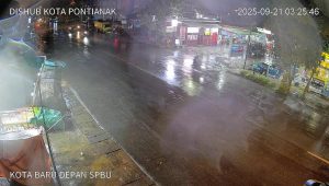 CCTV Pontianak Simpang Kota Baru Depan SPBU Bundaran