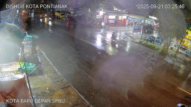 CCTV Pontianak Simpang Kota Baru Depan SPBU Bundaran