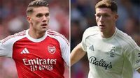 Arsenal vs Nottingham Forest Premier League, Sumber Foto : Istimewa