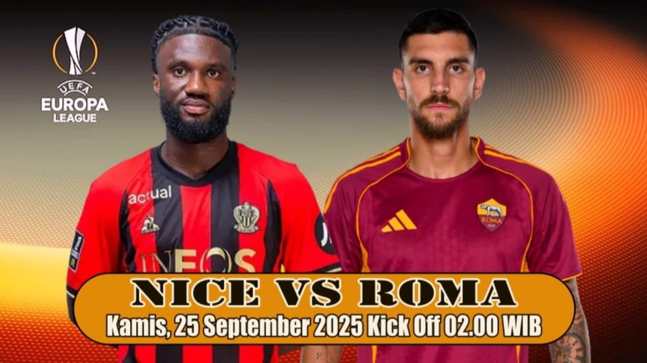 OGC Nice vs As Roma, Sumber Foto : Istimewa
