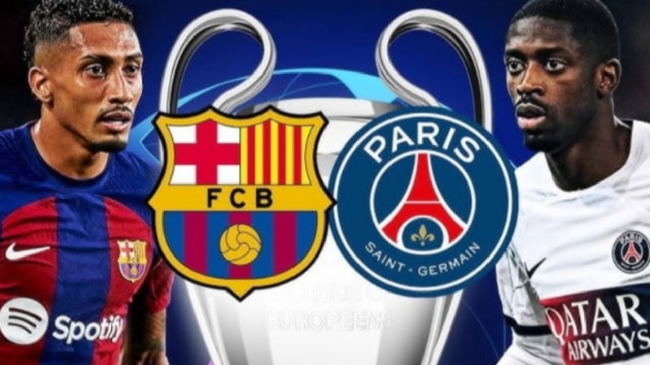 Barcelona vs PSG Liga Champions, Sumber Foto : Istimewa