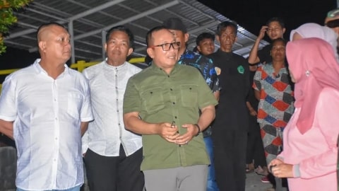 Bupati Sujiwo Resmikan Jalan Bakti Rasau Jaya Sepanjang 2,4 Km