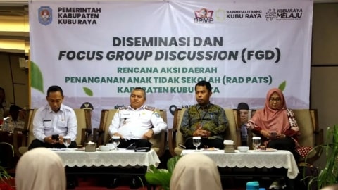 Jumlah Anak Tidak Sekolah di Kubu Raya Masih Tinggi, Pemkab Siapkan Langkah Penanganan