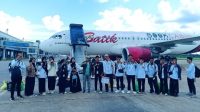 Kafilah MQK Kalbar Tiba di Bandara Supadio, Bawa Empat Finalis Nasional