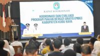 Pemkab Kubu Raya Gelar Rakor Evaluasi Program Makan Bergizi Gratis