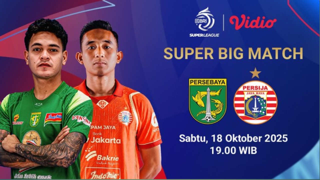Persebaya Surabaya vs Persija Jakarta, Sumber Foto : Vidio