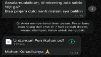 Nomor WhatsApp Bahasan Diretas, Pelaku Gunakan untuk Modus Pinjam Uang