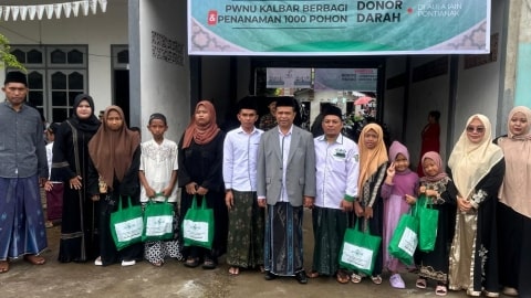 Hari Santri 2025, PWNU Kalbar Salurkan Santunan untuk Santri