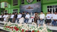 Semangat Santri Pontianak Tak Surut di Tengah Hujan Peringati Hari Santri 2025