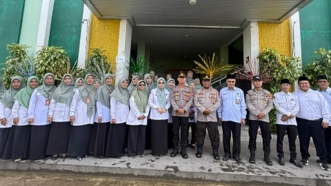 Polresta Pontianak Beri Pembinaan Disiplin Berlalu Lintas di MAN 1 Pontianak