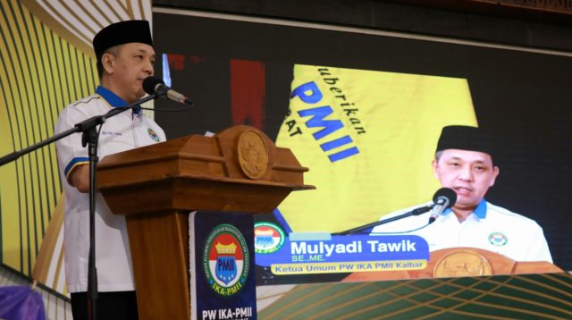 Mulyadi Tawik, Ketua Umum PW IKA PMII KALBAR, Sumber Foto : Jamalludin