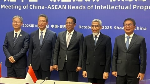 Menteri Hukum Supratman Minta Dukungan China untuk Proposal Hak Cipta Global
