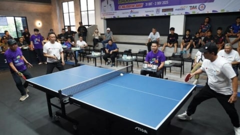341 Atlet Meriahkan Kejuaraan Tenis Meja Piala Wali Kota Pontianak 2025