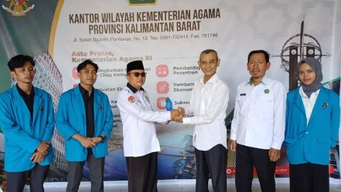 IAIN Pontianak Akhiri PPL Mahasiswa di Kanwil Kemenag Kalbar