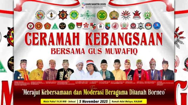 Hari Santri Nasional 2025 bersama Gus Muwafiq di Pontianak