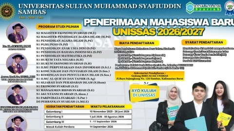 UNISSAS Buka Penerimaan Mahasiswa Baru 2026/2027: Cetak Generasi Unggul dan Religius