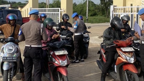 Operasi Zebra: Polres Kubu Raya Tegakkan Disiplin Internal