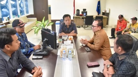 Bupati Sujiwo Ajukan Program RR dan Pusdalops ke BNPB