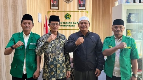 GP Ansor Kubu Raya Jalin Silaturahim dan Kolaborasi dengan Kemenag