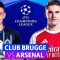 Club Brugge vs Arsenal, Liga Champions, Sumber Foto : Istimewa