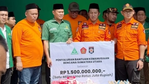 GP Ansor Salurkan Bantuan Rp3,5 Miliar untuk Korban Bencana di Sumatera