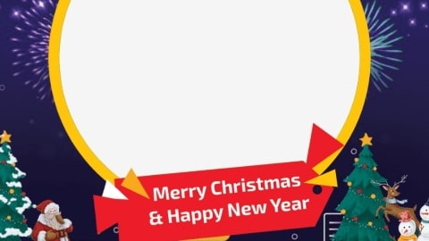 LINK Gambar Twibbon Gratis Natal 2025 dan Tahun Baru 2026, Berikut Cara Downloadnya!