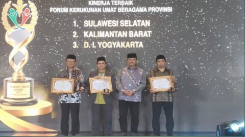 Kalbar Raih Harmony Award Nasional 2025, Diakui Sukses Jaga Kerukunan Umat Beragama