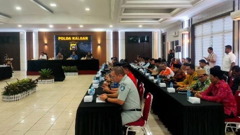 Polda Kalbar Gelar Rapat Koordinasi Lintas Sektoral Pengamanan Nataru
