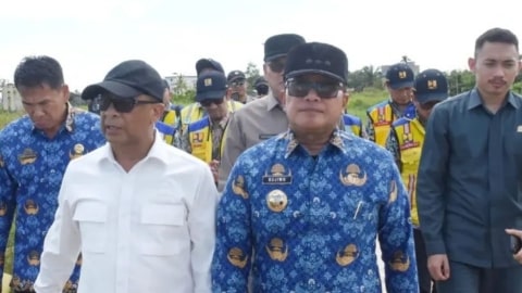 Sujiwo dan Syarif Abdullah Pastikan Jembatan Gantung Kubu Berfungsi Tahun Depan