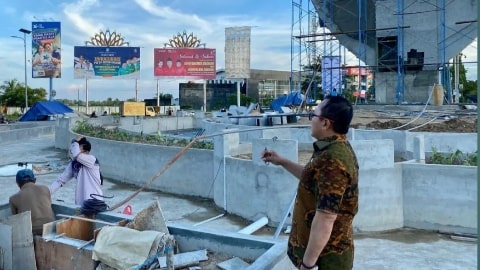 Jelang Peresmian Bundaran Gaforaya, Bupati Kubu Raya Tegaskan Warga Belum Diizinkan Berjualan