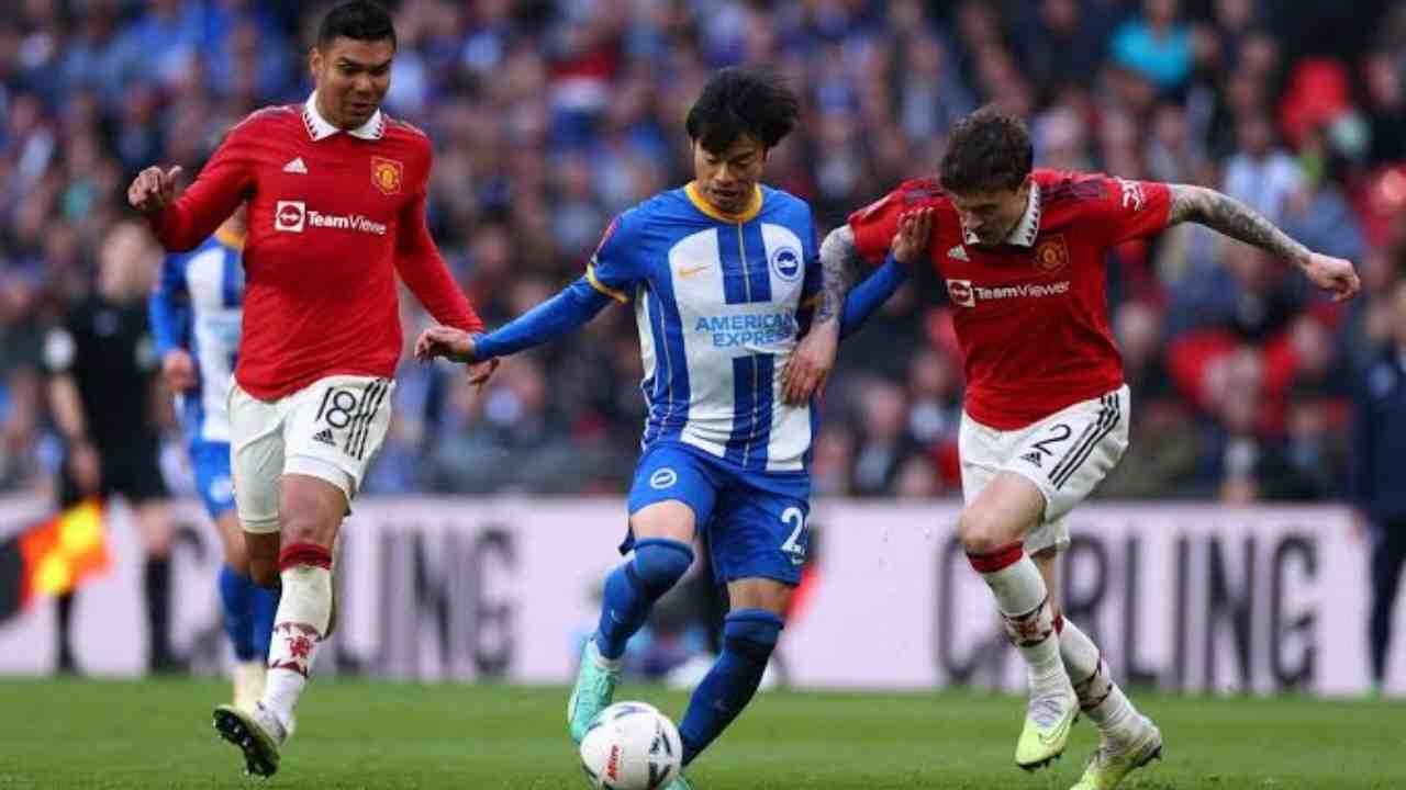 Manchester united vs Brighton, Sumber Foto : esseg