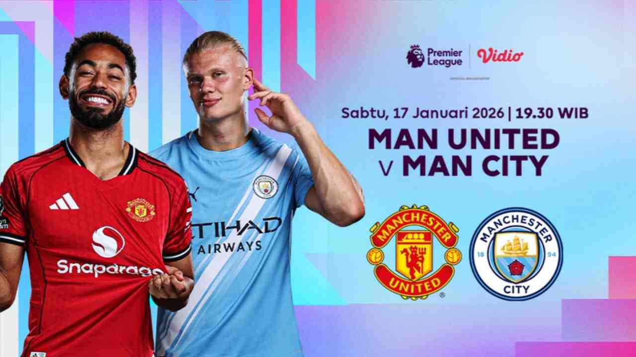 Man United vs Man City Liga Inggris, Sumber Foto Vidio