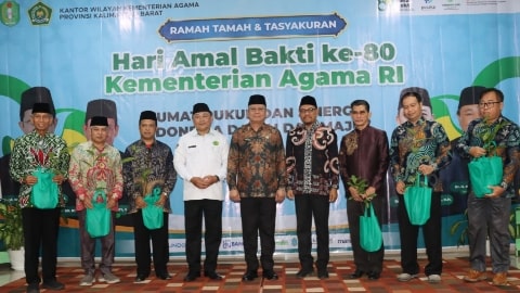 Peringatan HAB ke-80 Kemenag di Kalbar, Asta Protas Diperkuat lewat Kolaborasi