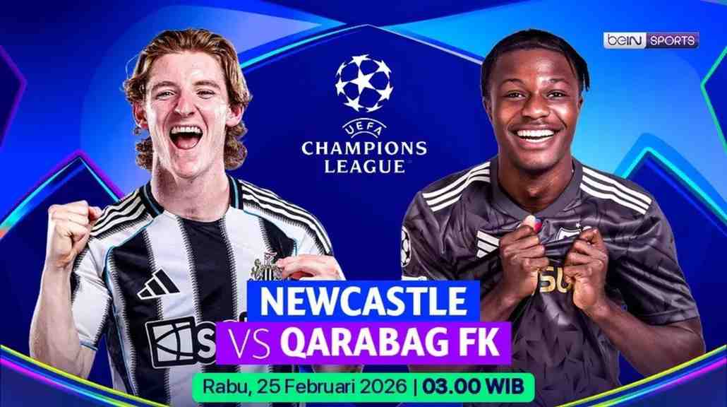 Newcastle vs Qarabag FK, Sumber Foto : vidio