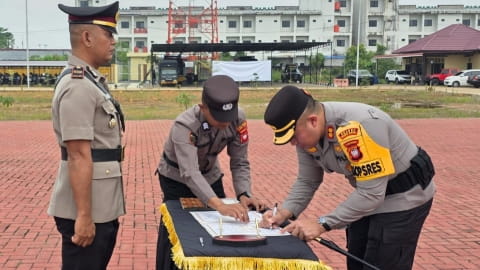 Sertijab PJU dan Kapolsek, Polres Kubu Raya Perkuat Soliditas dan Kamtibmas Wilayah