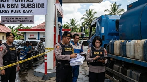 Polres Kubu Raya Selidiki Dugaan Penyelewengan Solar Subsidi yang Viral